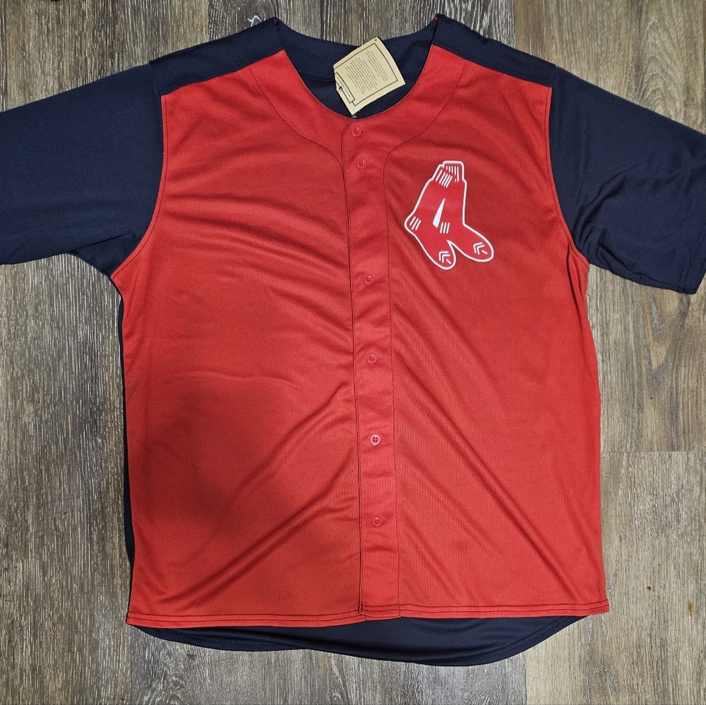 Majestic Cooperstown Collection Boston Red Sox Jersey Sz XL NWT